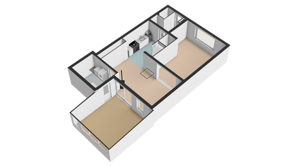Floorplan - Laagzijde 33, 8316 AX Marknesse